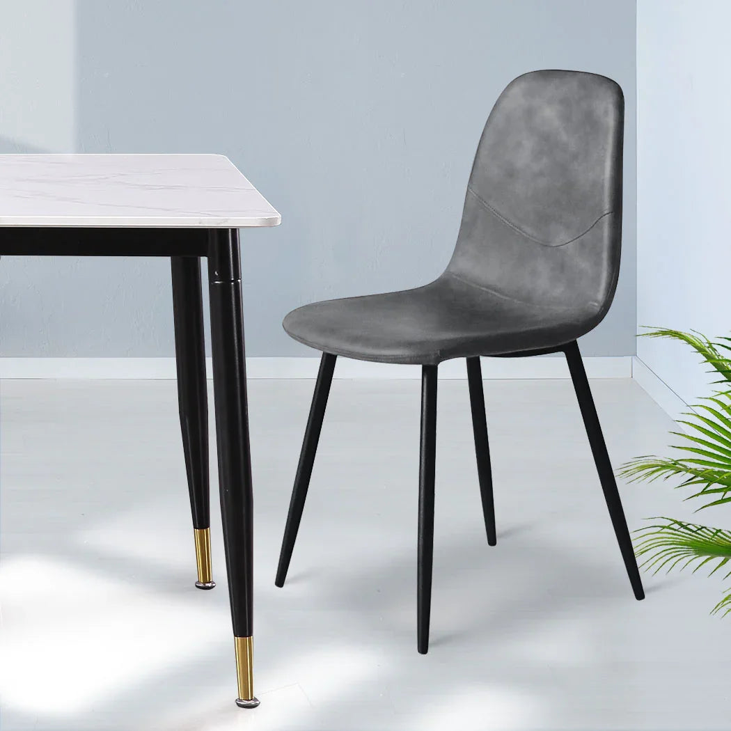 Levede 8x Dining Chairs Kitchen Eames-2029387210150776838