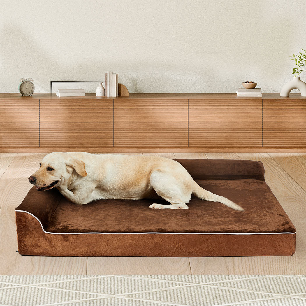 Pawz Orthopedic Dog Bed XXL Coffee-1894516776776110086