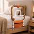 Levede Bed Rail Foldable 2 Handle Adjustable Height Non-Slip Grip Orange-2100034938442223622