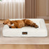 Pawz XXL Size Orthopedic Dog Bed with Corduroy Removable Cover Waterproof Washable Beige-2065254249725562886