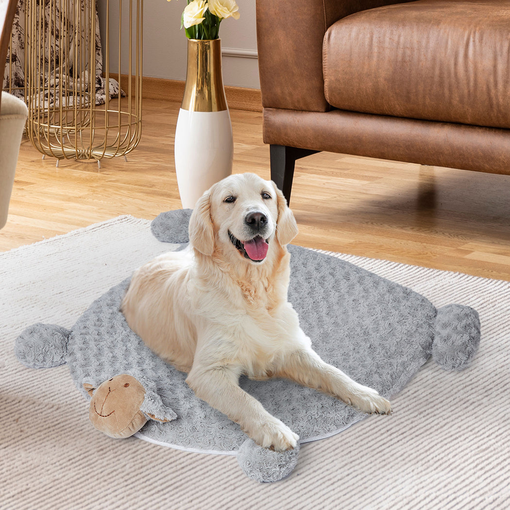 PaWz Pet Bed Cat Calming Beds Dog Squeaky L Grey Large-2018816685057904646