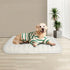 Pawz L Size Orthopedic Dog Bed with Sherpa Plush Removable Cover in White-2029387208699547654