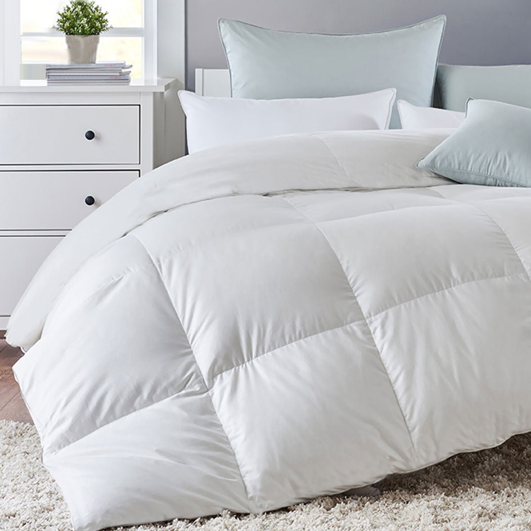 DreamZ Duck Down Feather Quilt 200GSM Queen-2006733297538961414