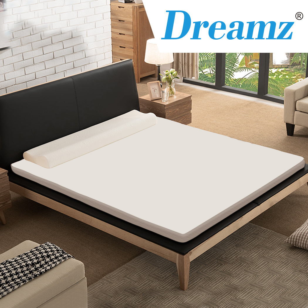 DreamZ 7cm Memory Foam Bed Mattress Queen-2018816834312212486