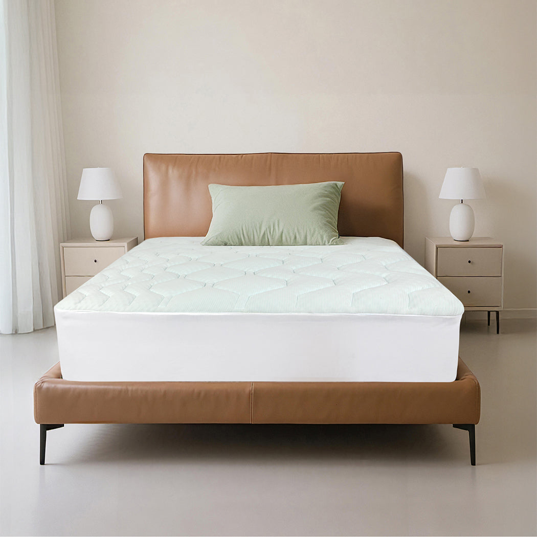Dreamz Mattress Topper Pillowtop Cover Protector Single-2050056897066831878