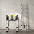 Traderight Multipurpose Ladder Telescopic 2M Silver 2 Meter-2006733178932432902