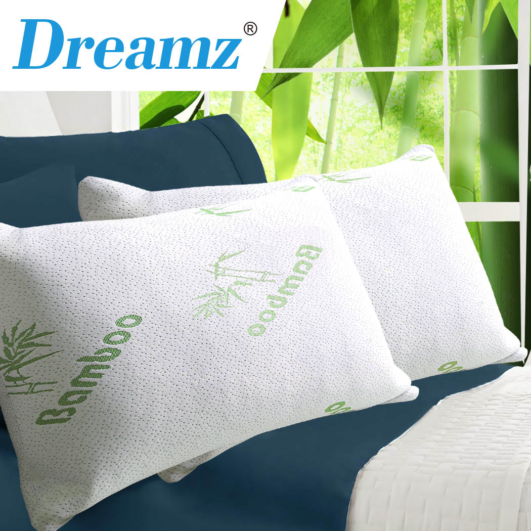 DreamZ 2x Memory Foam Pillow Bamboo-2025742036262588422