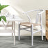 Levede 2x Dining Chairs Wooden Hans White-2006733260503257094
