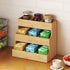 Toque Vertical Bamboo Tea Organizer Holds 180 Tea Bags-2006732763629228038