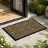 Marlow Front Door Mat 60x90cm Thickened Non Slip Grass Scrape Garden Brown-2109799593305378823