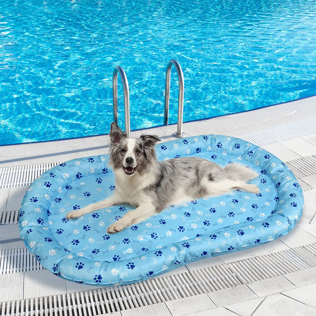Pawz Pet Cooling Mat XL Blue-2006732885024968710