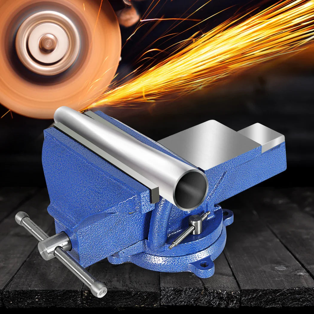 Traderight 8" Bench Vice Anvil Swivel 200mm-2018816818680041478