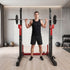 Centra Adjustable Squat Rack Barbell Stand Press Dip Station Home Gym 250KG-2072893534255583238