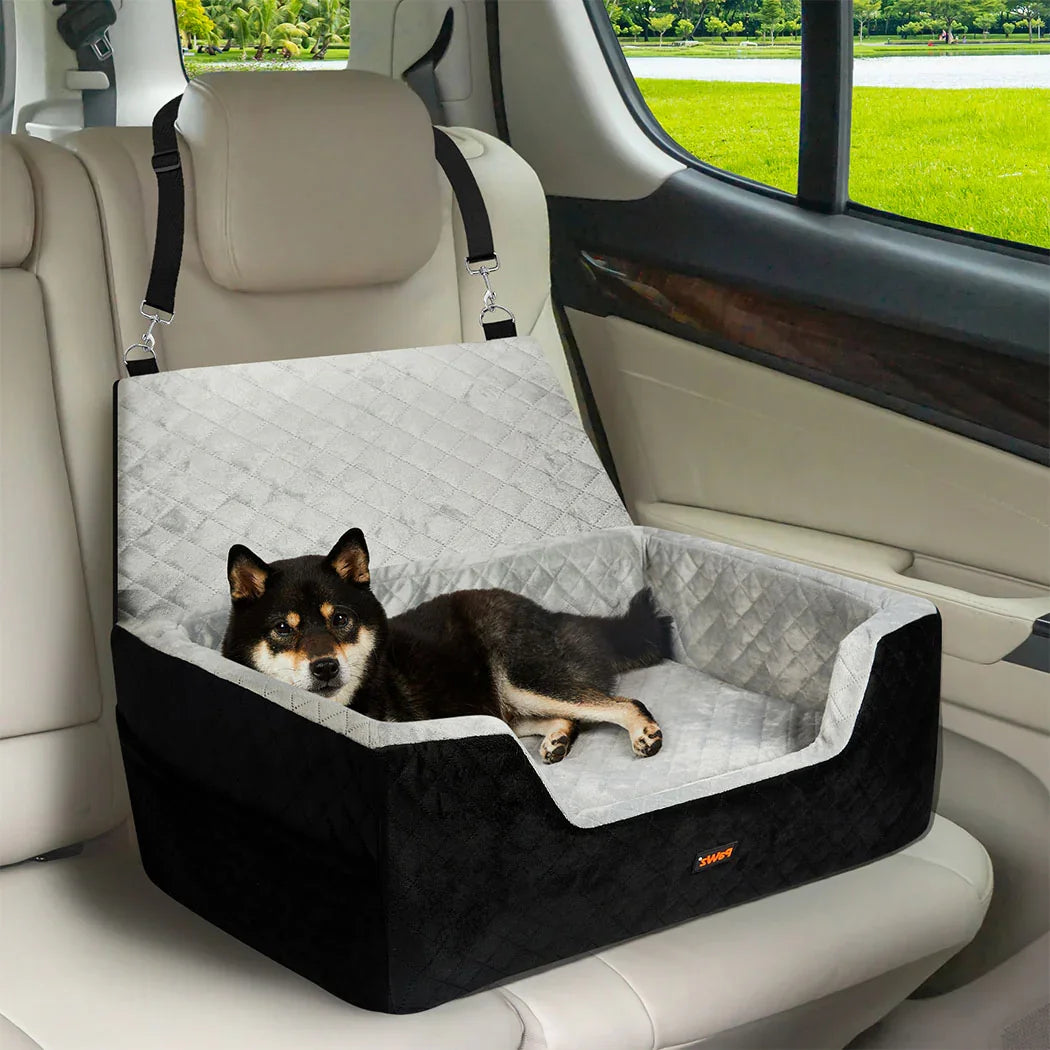 Pawz Dog Car Booster Seat Belt Pet Safe Protector Travel Bed-2018816756667256838