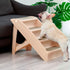 PaWz Pet Ramp Indoor Dog Steps Stair Brown-1864184496274935814