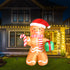 Santaco Christmas Inflatable Outdoor Gingerbread Man 2.5M-1942353655051194374