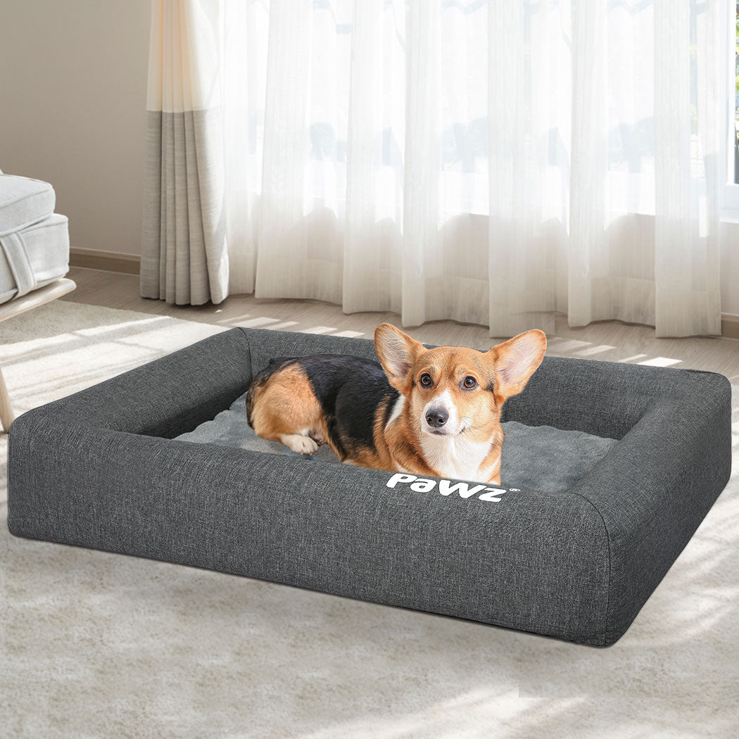 PaWz Memory Foam Pet Bed Calming Dog M Medium-2018816702921445382