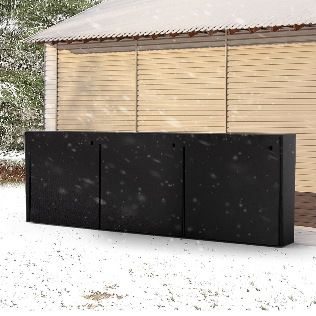 Moyasu Outdoor Firewood Rack Storage with Cover-1919278354717085702