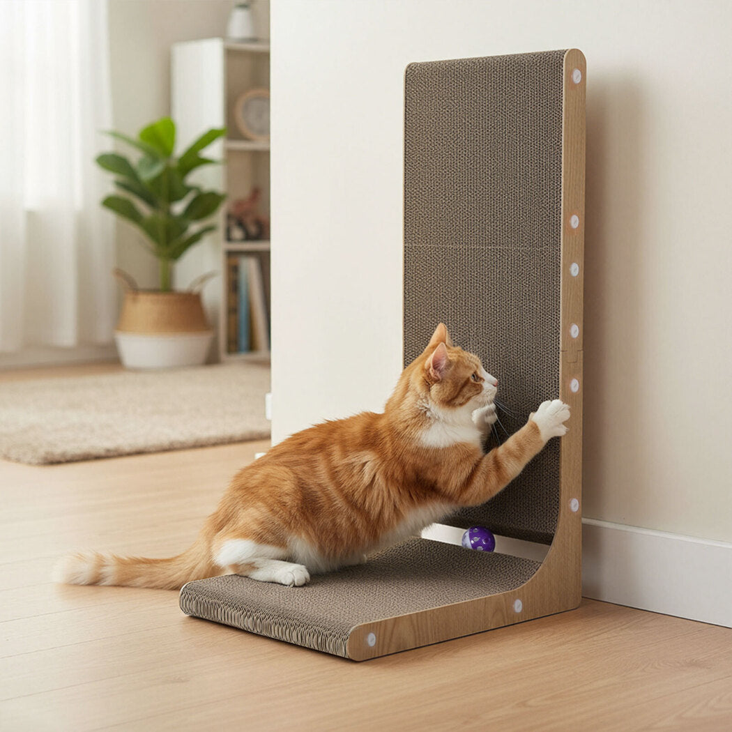 Pawz Cat L-Shaped Scratching Cardboard-2065254279370903558