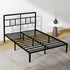 Levede Double Bed Frame Metal Base Platform Headboard Heavy Duty Mass Storage-2050056771011219462