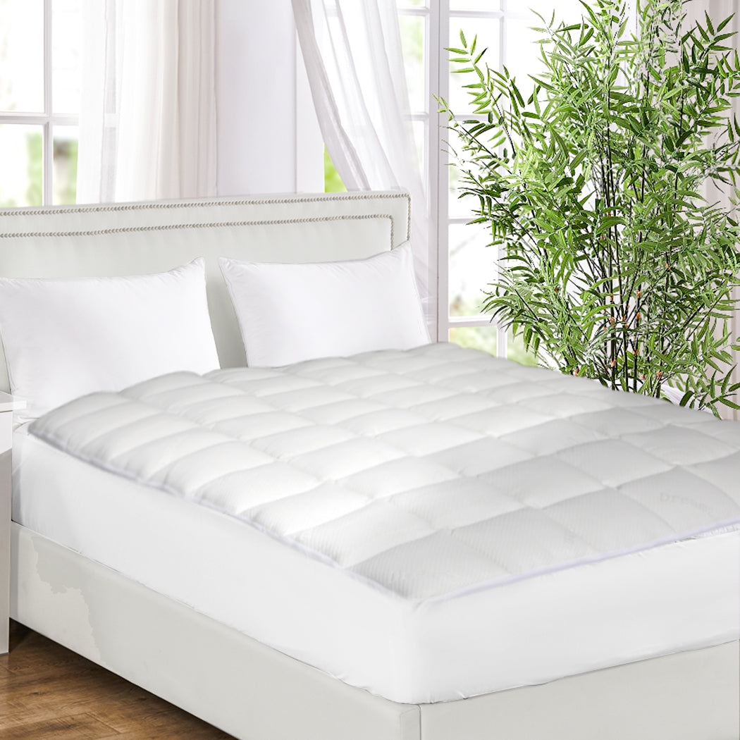 Dreamz Mattress Protector Luxury Topper Double-2065254526755147782