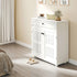Levede Shoe Cabinet Door Storage Rack Cupboard White-2050056913709830150