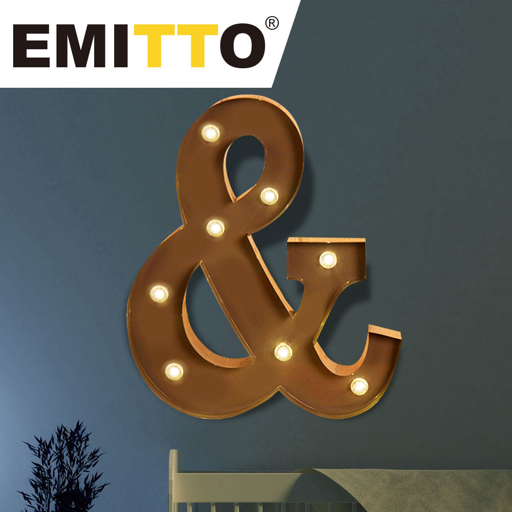 LED Metal Letter Lights Free Standing-1942353640740229126