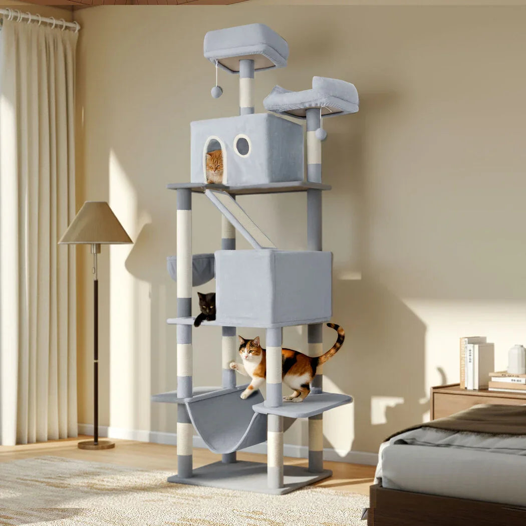 Pawz Cat Tree Scratching Post Scratcher 206cm Climbing-2050056906113945606