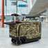 Slimbridge 20" Electric Riding Luggage Suitcase Green Colour-1864184374505902086