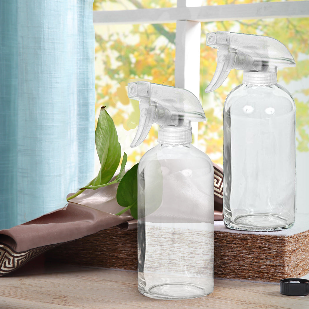 6x 500ml Clear Glass Spray Bottles Trigger-2018816665726357510