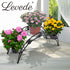 2X Plant Stand Outdoor Indoor Metal Black-1894516823869755398
