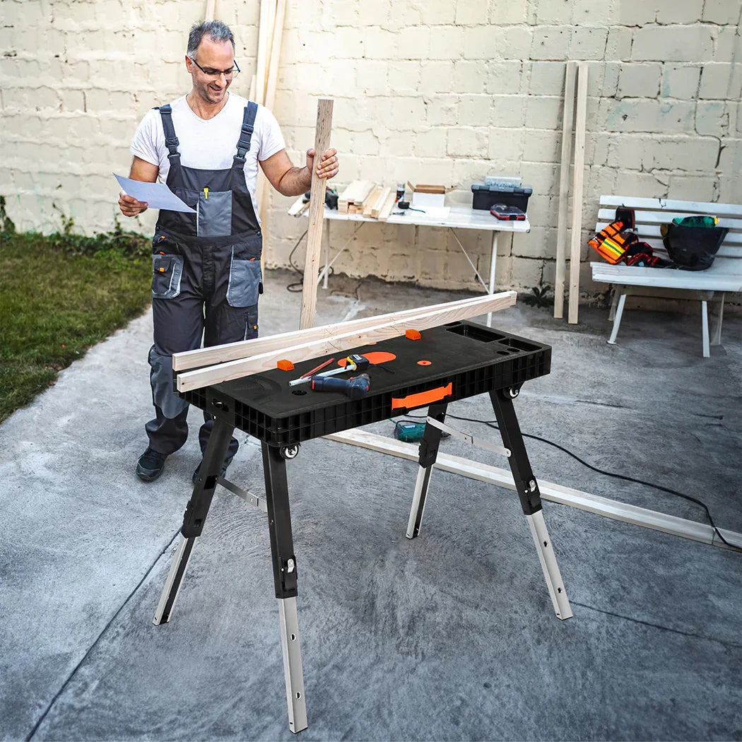 Traderight 5-in-1 Work Table Foldable Workbench 400kg-2006732701788409862