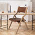 Levede 8x Dining Chairs Foldable PU Tan-2006732728665509894
