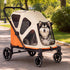 PaWz Dog Stroller Pet Pram Foldable Mesh Ventilated Seat Safety Leash Orange-2100034992506802182