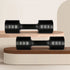 Centra A Pair Of 1KG To 5KG Dumbbells Black-2006732825725898759
