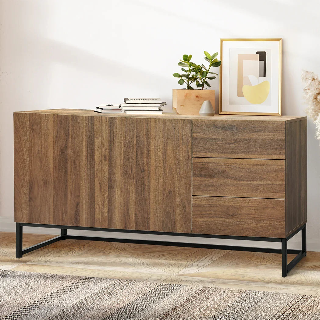 Levede Buffet Sideboard Storage Cabinet Walnut-2006733268245942278