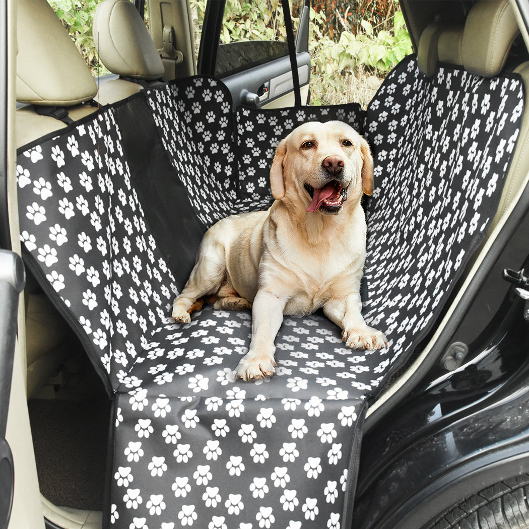 PaWz Pet Back Car Seat Cover Hammock Black-2006732970270003206