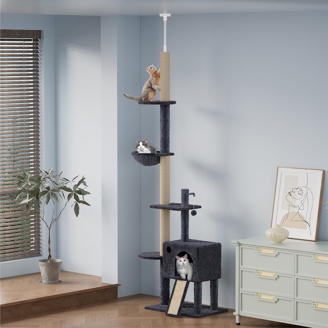 Pawz Cat Tree Scratching Post Scratcher Hammock Condo-1937319822450888710