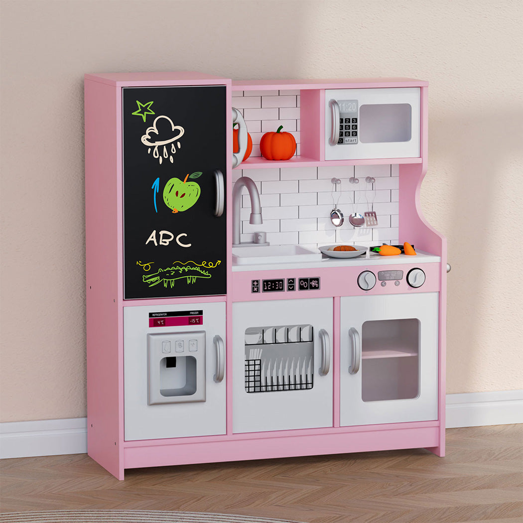 Bopeep Kids Kitchen Set Wooden Pretend Play Cooking Toy-2006732701960376326