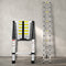 Traderight Multipurpose Ladder Telescopic 3.8M Silver 3.8 Meter-1864184265298808838