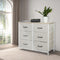 Levede Storage Cabinet Tower Chest Beige-2006733261358895111