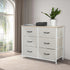 Levede Storage Cabinet Tower Chest Beige-2006733261358895111