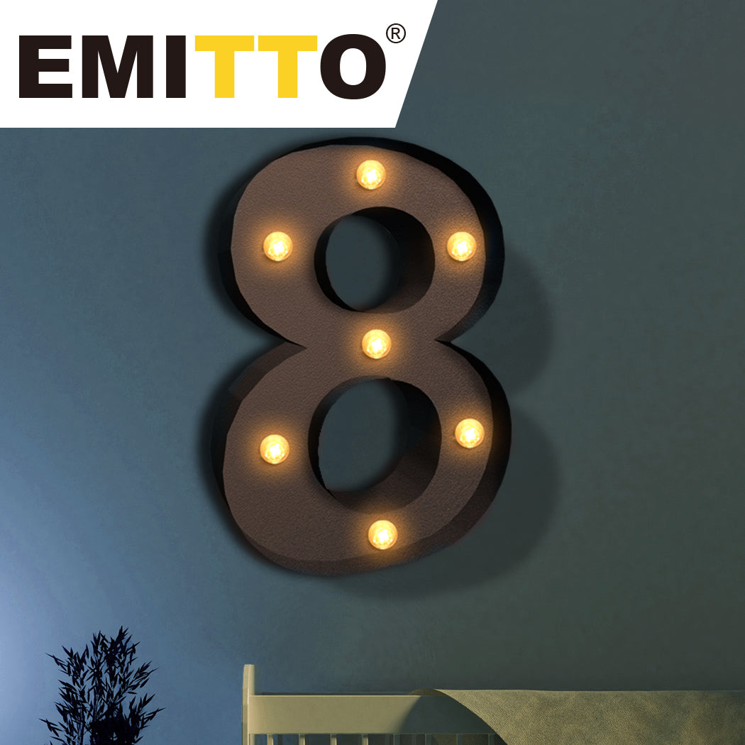 LED Metal Number Lights Free Standing-1973194151071715334