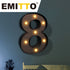 LED Metal Number Lights Free Standing-1973194151071715334