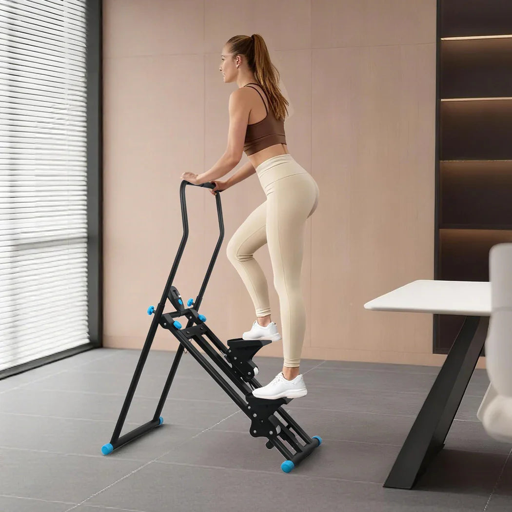 Centra Folding Stepper Machine Adjustable Height  Home Gym Workout Full Body-2050056789109641222
