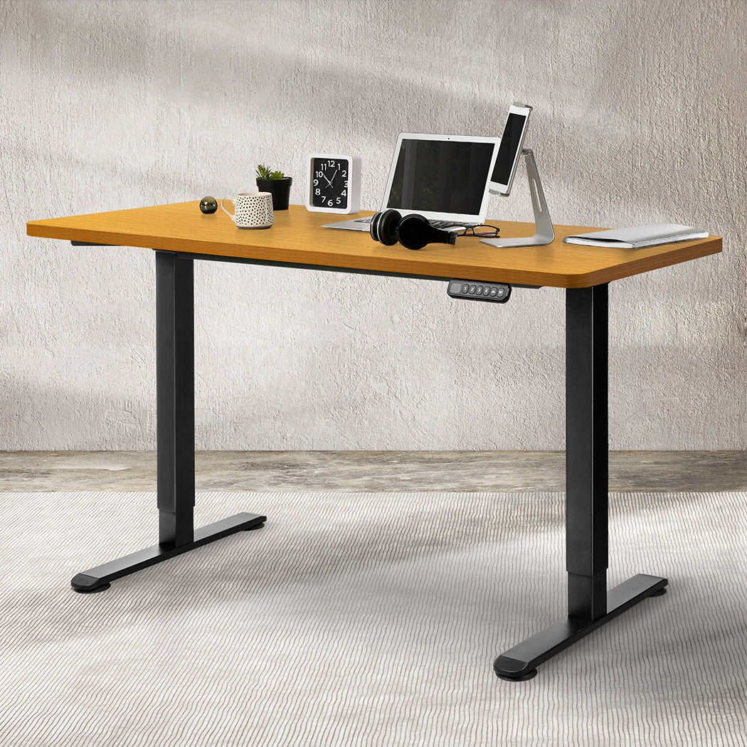 Levede Desktop For Motorised Adjustable Nature 120X60CM Natural-1864183321941118982