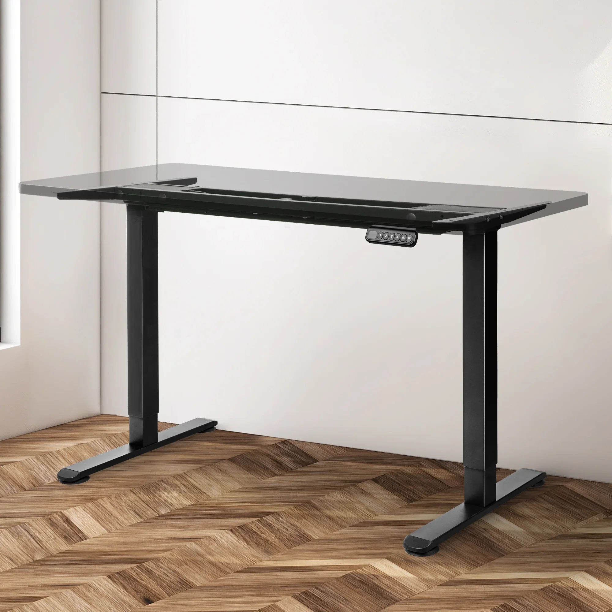 Levede Motorised Standing Desk Frame Black Dual Motor-2018816931775254534