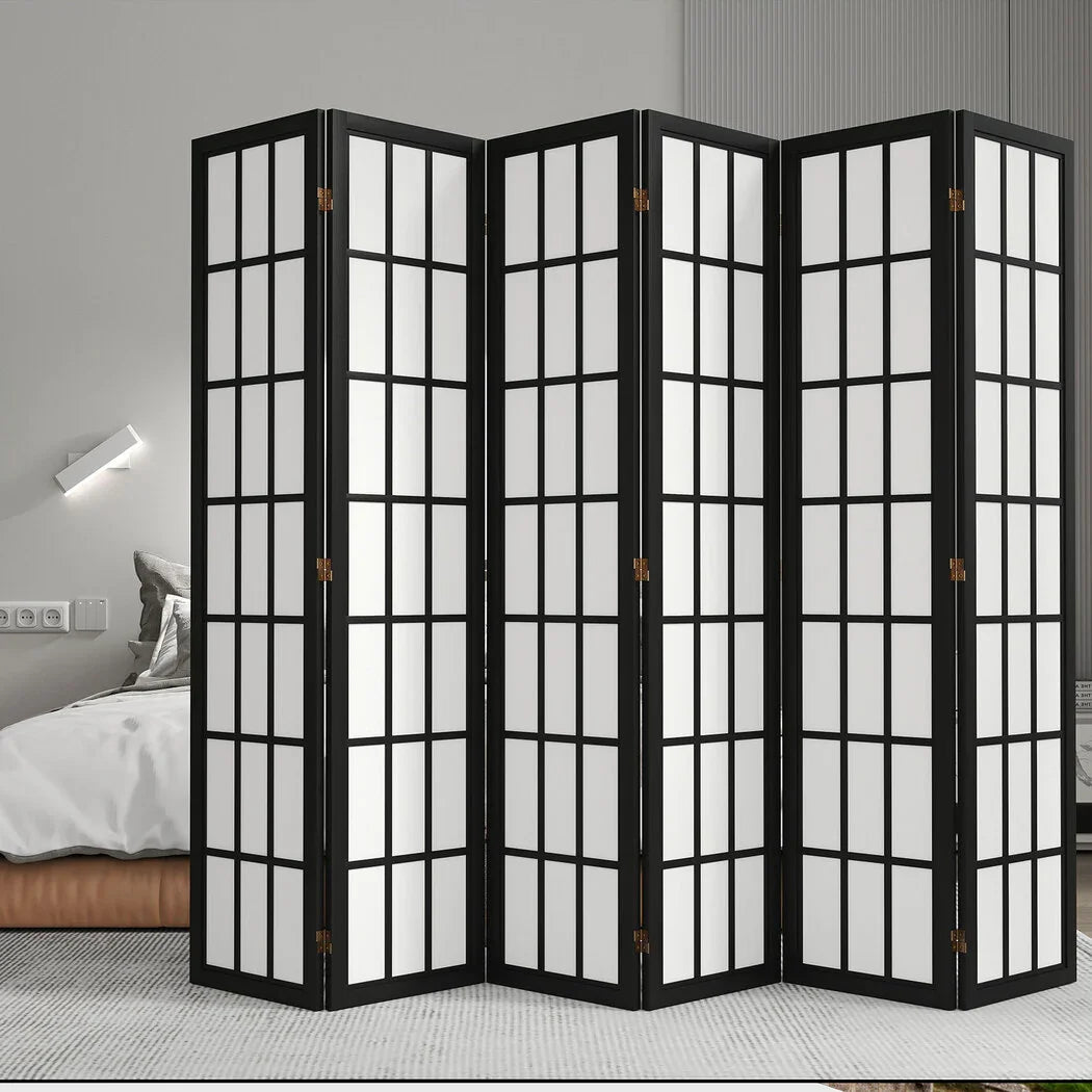 Levede 6 Panel Room Divider 170cm Freestanding Screen-2006732767613816838
