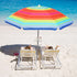 Mountview 2.2M Outdoor Beach Umbrellas Sand Colorful-2006732892109148166