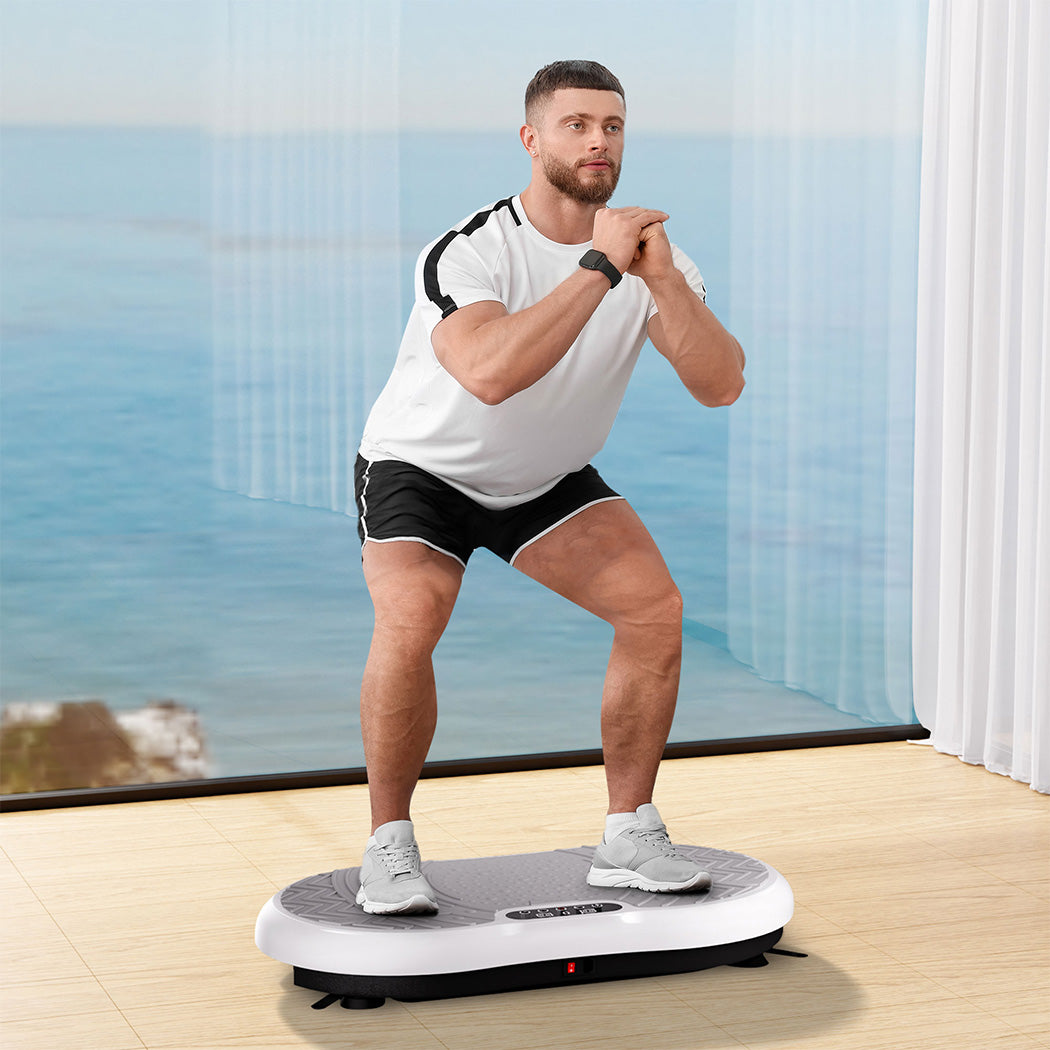 Centra Vibration Plate Train Exercise Machine White-1919892818109796358